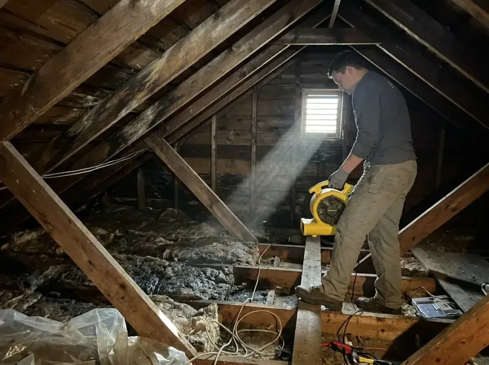 attic-water-damage-drying-proc-007 — frequently asked questions, Emergency Water Extraction & 24/7 Flood Response in Nokomis…